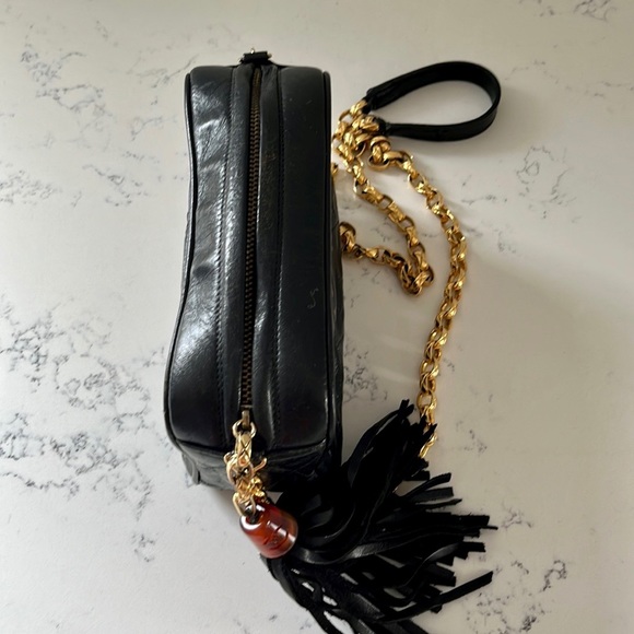 CHANEL Vintage Mini Black Lambskin Camera Bag - Picture 7 of 17